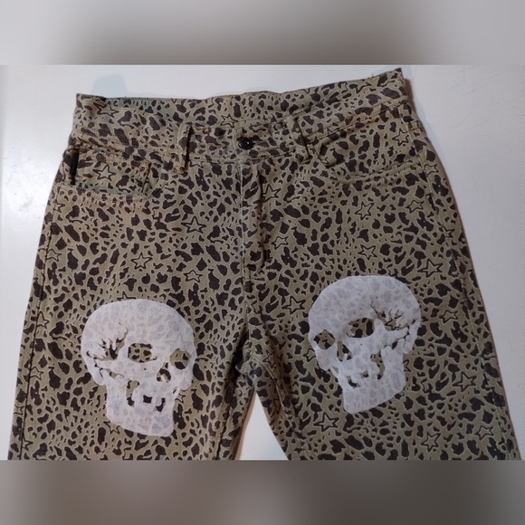 Pleasures  Wisdom Leopard Print Skull Pants Men's Size 30 . - Picture 5 of 8